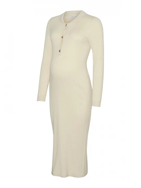 Foto van product MAMALICIOUS Gebreide jurk 'Lia' beige