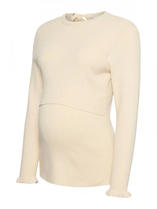 Foto van product MAMALICIOUS Shirt beige