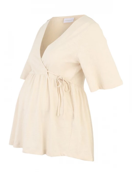 Foto van product MAMALICIOUS Shirt 'MLKALYNA TESS' beige