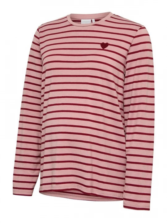 Foto van product MAMALICIOUS Shirt 'MLLovely' rosa / rood