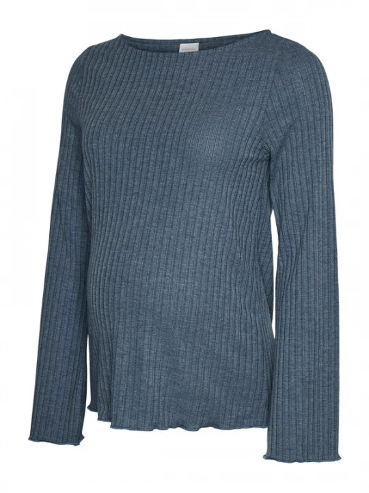 Foto van product MAMALICIOUS Shirt 'MLSADIE VITA' donkerblauw
