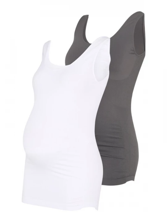 Foto van product MAMALICIOUS Sporttop 'MLHEAL' donkergrijs / wit