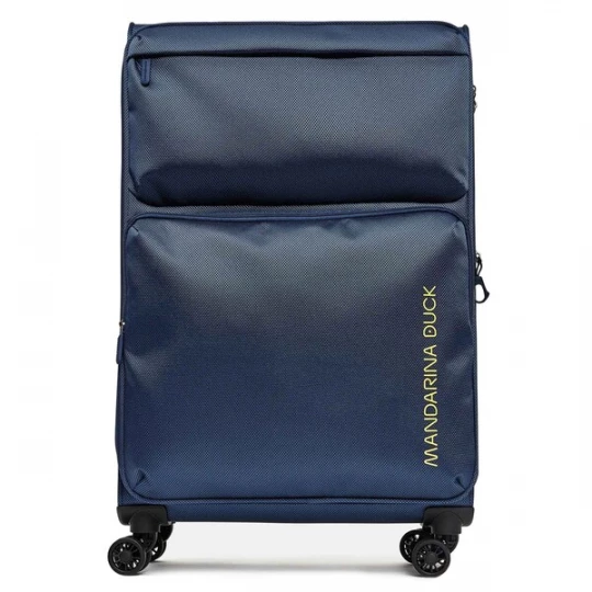 Foto van product MANDARINA DUCK Trolley 'Zephyr' donkerblauw / geel