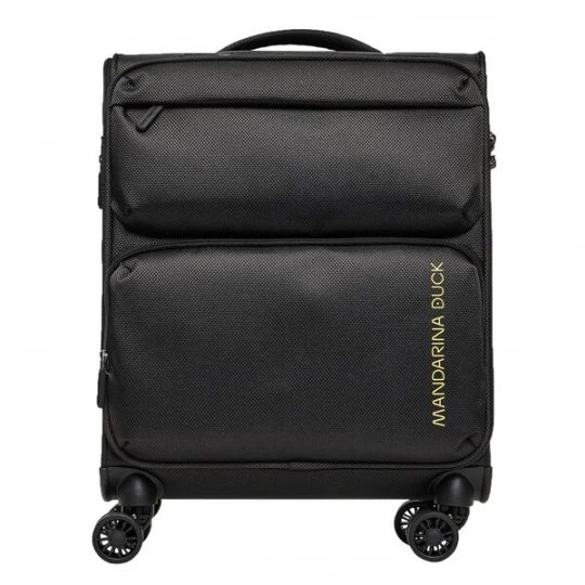 Foto van product MANDARINA DUCK Trolley 'Zephyr' goudgeel / zwart