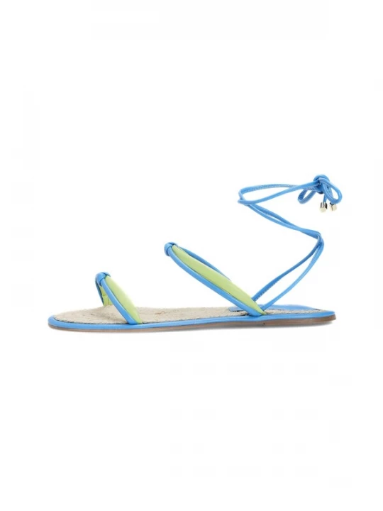 Foto van product Mangara Atelier Sandalen met riem 'Urucum' blauw