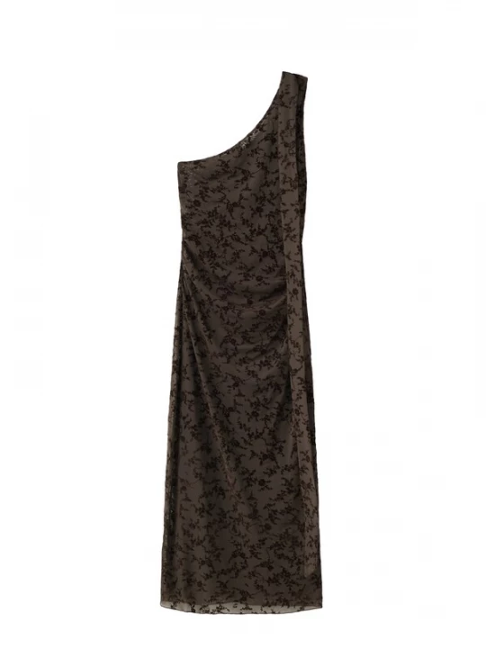 Foto van product MANGO Avondjurk bruin / zwart