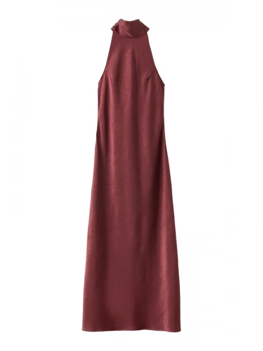 Foto van product MANGO Avondjurk 'CHOCO' bordeaux
