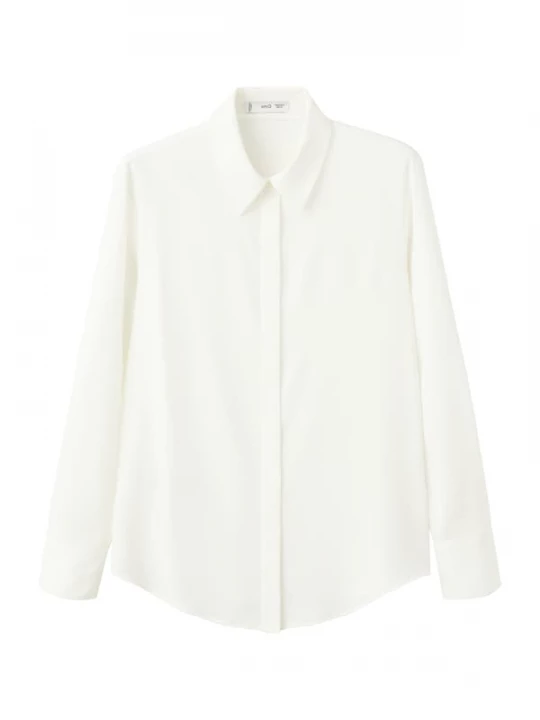 Foto van product MANGO Blouse 'Basic' offwhite