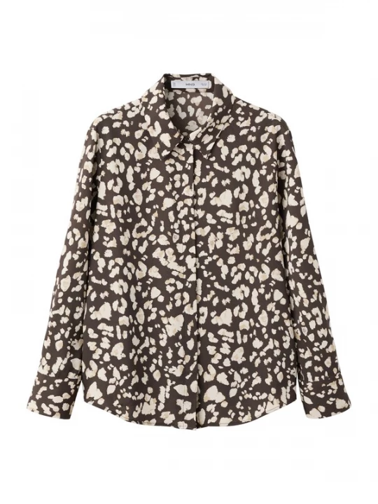 Foto van product MANGO Blouse beige / bruin / offwhite