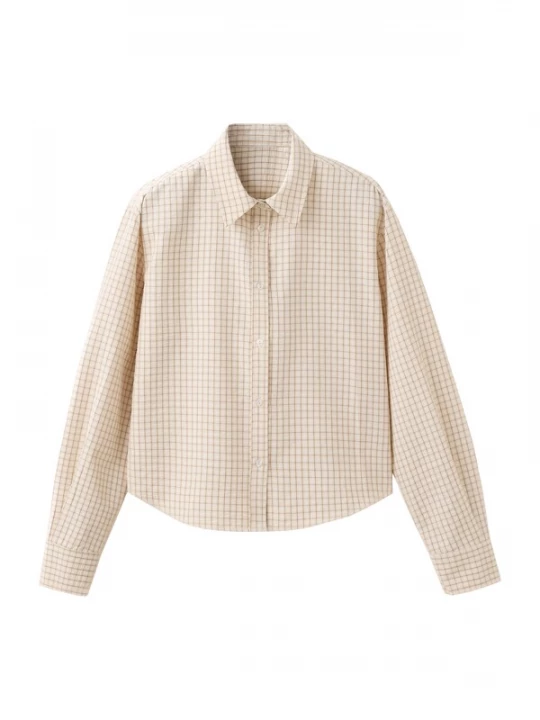 Foto van product MANGO Blouse 'IRUYA' crème / bruin