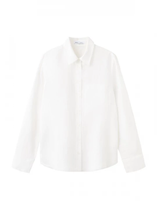 Foto van product MANGO Blouse 'LINO' offwhite