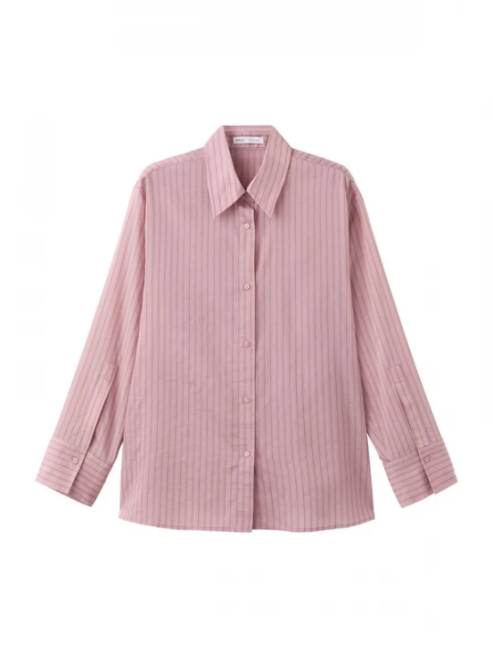 Foto van product MANGO Blouse 'Lombi' oudroze / zwart / wit