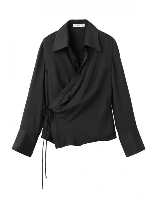 Foto van product MANGO Blouse 'RIDER' zwart