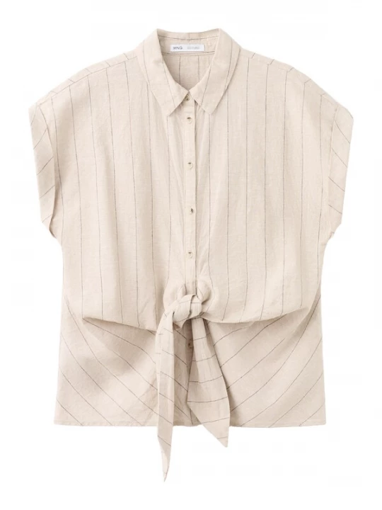 Foto van product MANGO Blouse 'ZEDE' beige