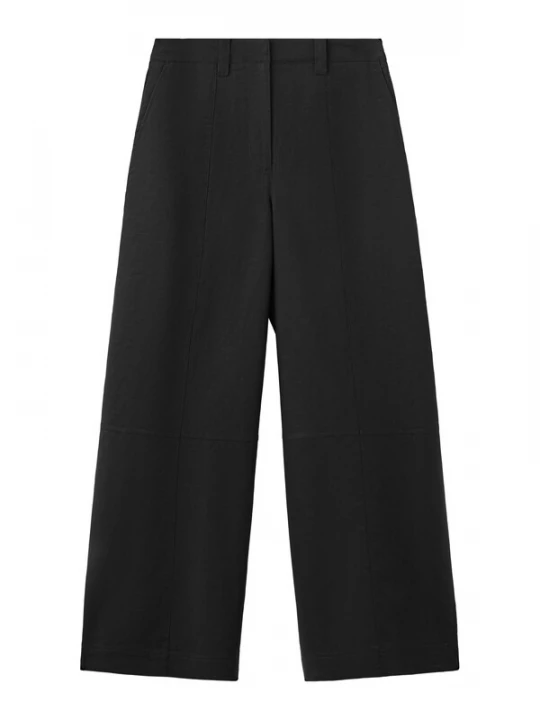 Foto van product MANGO Broek 'Latte' zwart