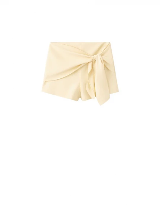 Foto van product MANGO Broek pasteelgeel