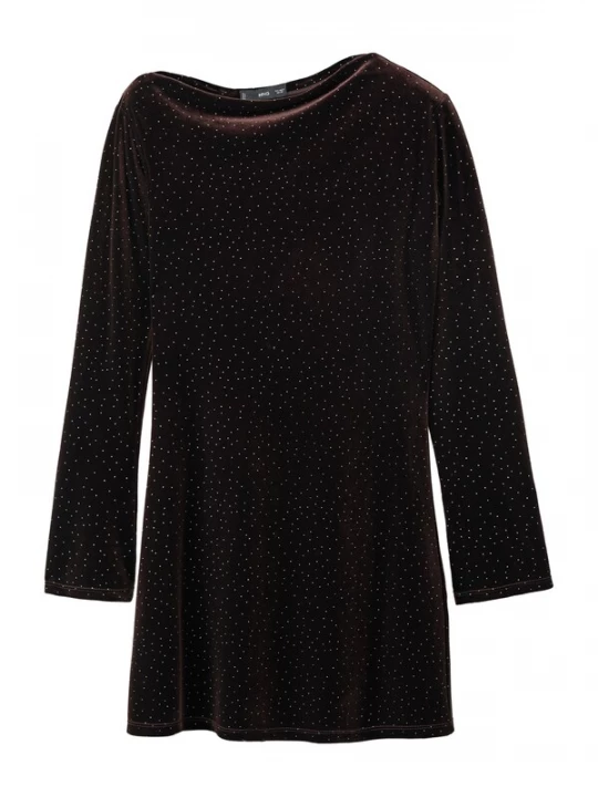 Foto van product MANGO Cocktailjurk 'XVIRGO' donkerbruin