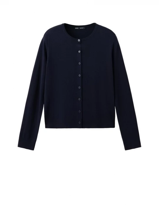 Foto van product MANGO Gebreid vest 'LUCCA' navy
