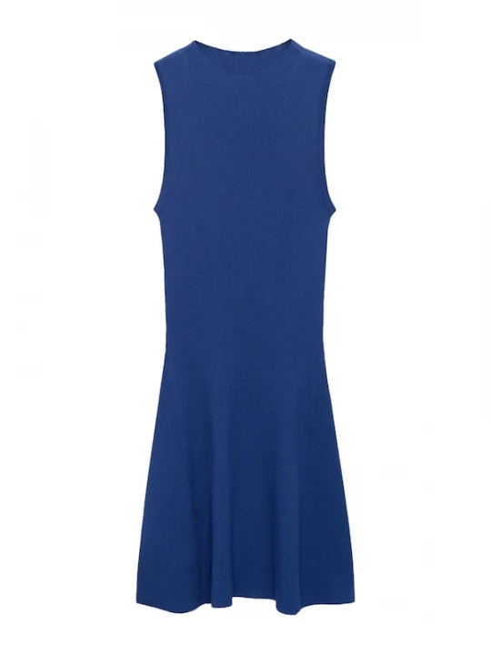 Foto van product MANGO Gebreide jurk 'ALBERT' blauw