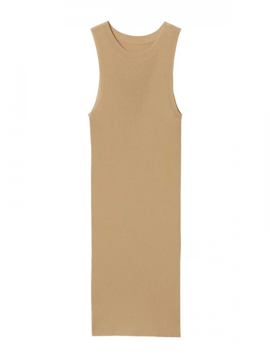 Foto van product MANGO Gebreide jurk 'Karl' sand