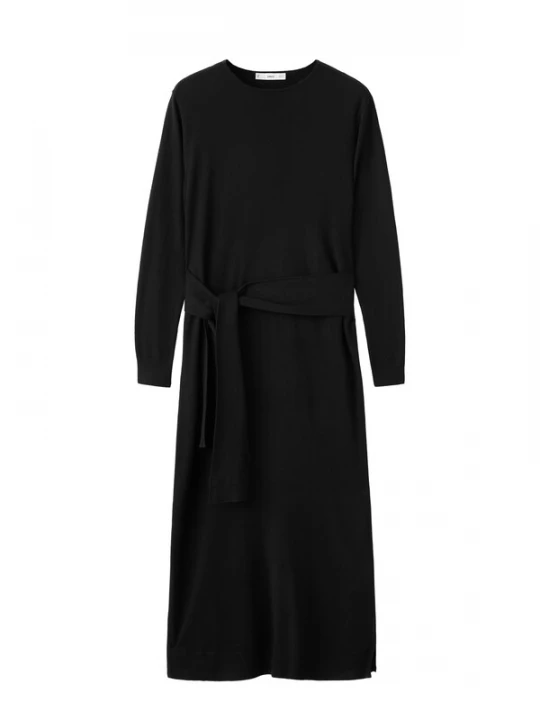 Foto van product MANGO Gebreide jurk 'Sza' zwart