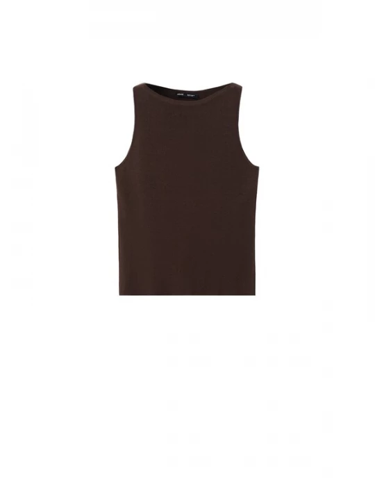 Foto van product MANGO Gebreide top 'SUENYO' bruin