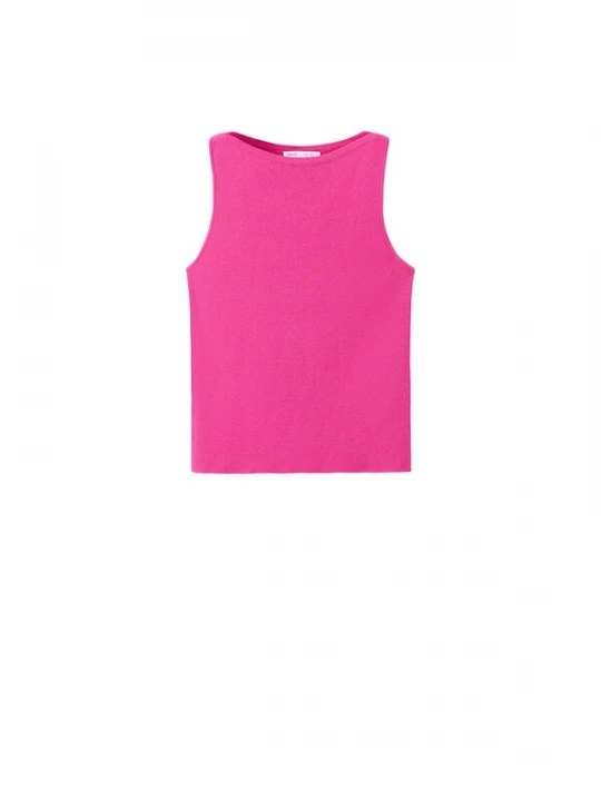 Foto van product MANGO Gebreide top 'SUENYO' fuchsia