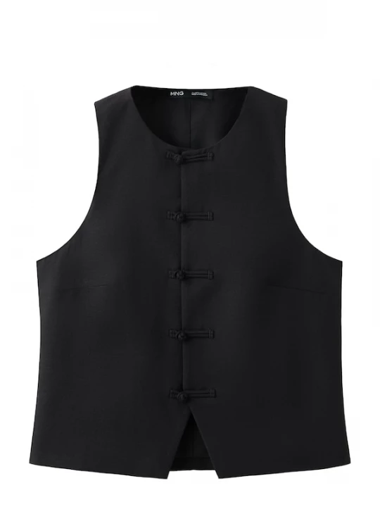Foto van product MANGO Gilet 'Laguna' zwart