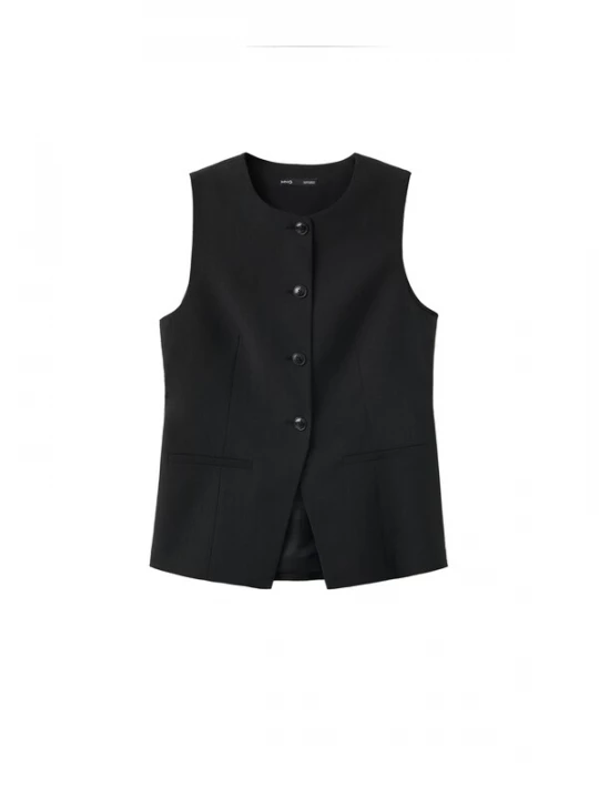 Foto van product MANGO Gilet 'NAPOLI' zwart