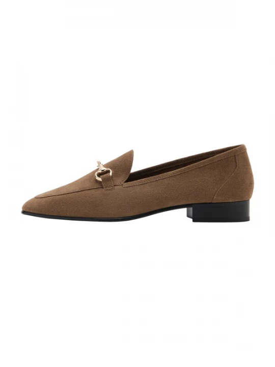 Foto van product MANGO Instappers 'Liso1' camel