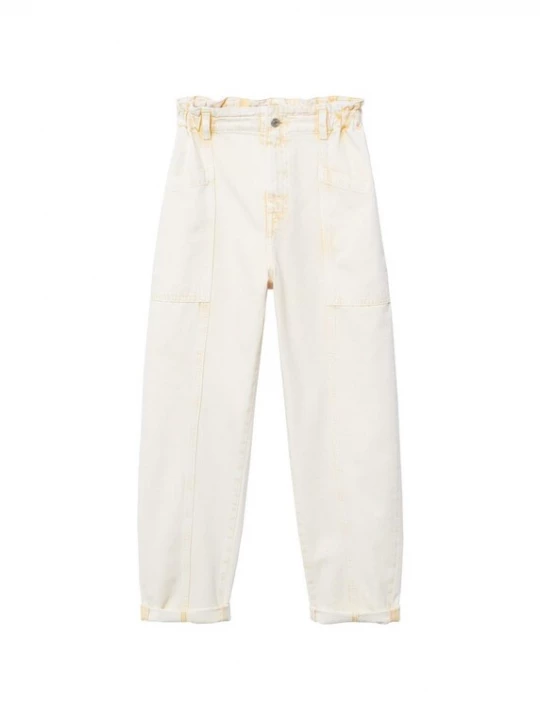 Foto van product MANGO Jeans 'Angela' pasteelgeel