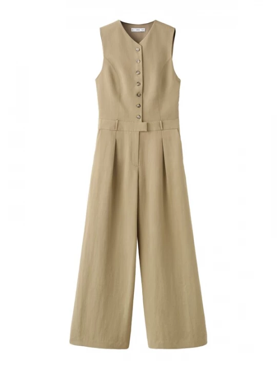 Foto van product MANGO Jumpsuit 'Cole' kaki