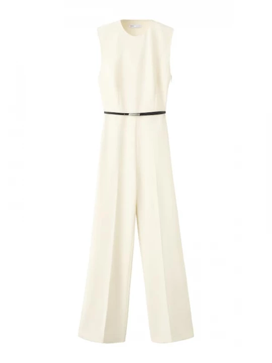 Foto van product MANGO Jumpsuit 'LILIANA' pasteelgeel
