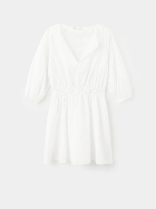 Foto van product MANGO Jurk 'BEATRICE' wit