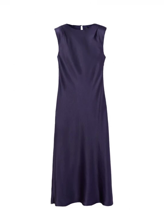 Foto van product MANGO Jurk 'GANTE' donkerblauw
