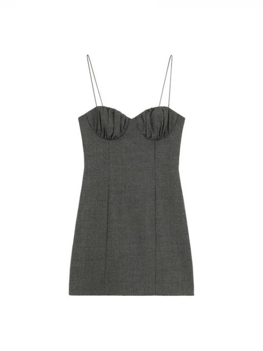 Foto van product MANGO Jurk 'Geranio' grijs