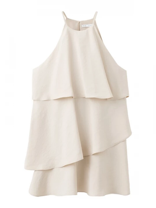 Foto van product MANGO Jurk lichtbeige