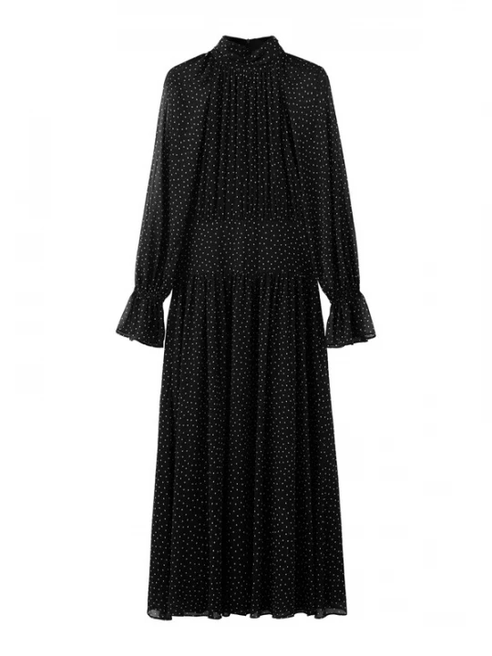 Foto van product MANGO Jurk 'POLKY' zwart / wit