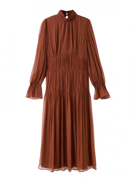 Foto van product MANGO Jurk 'Sienna' kastanjebruin