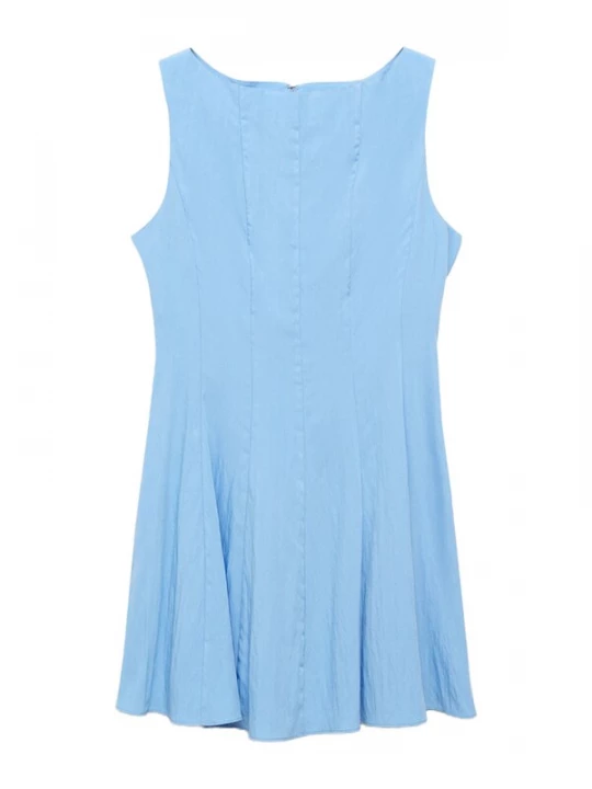 Foto van product MANGO Jurk 'TERRY' lichtblauw