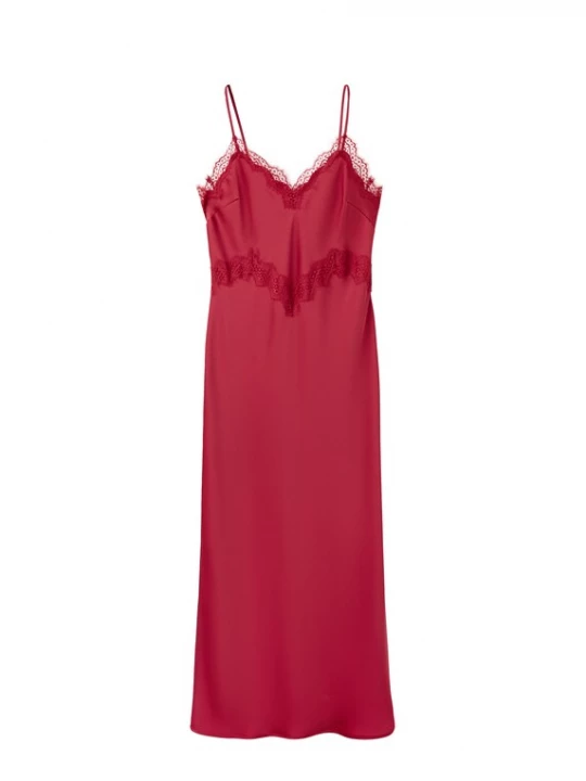 Foto van product MANGO Jurk 'TWIN' kersrood