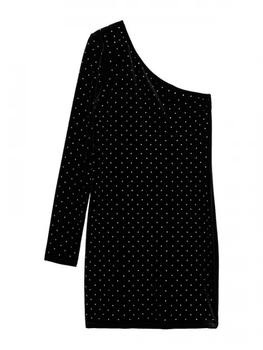 Foto van product MANGO Jurk 'XTACHI' zwart / transparant