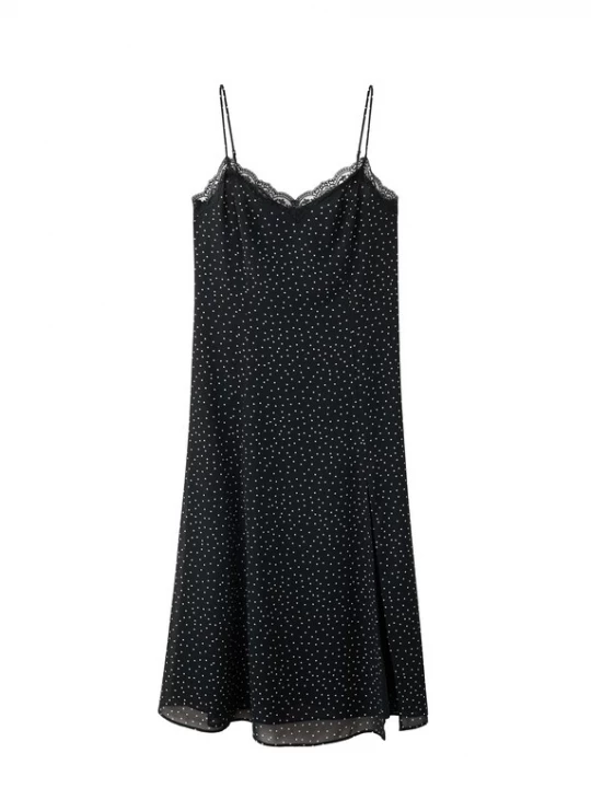 Foto van product MANGO Jurk zwart / wit