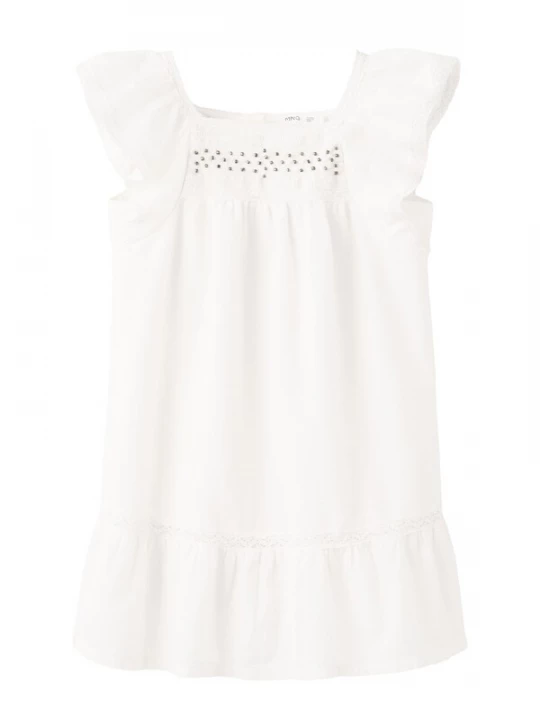 Foto van product MANGO KIDS Jurk 'CIRILLA' wit