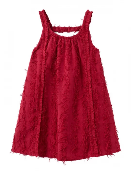 Foto van product MANGO KIDS Jurk 'FLECOS' bordeaux