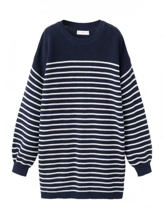 Foto van product MANGO KIDS Jurk 'SASKI' navy / wit
