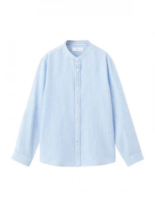 Foto van product MANGO KIDS Overhemd lichtblauw / wit