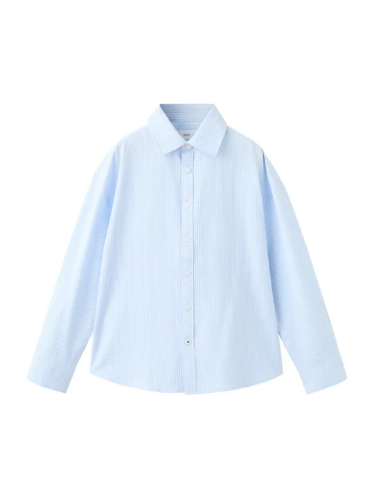 Foto van product MANGO KIDS Overhemd 'SICILIA' lichtblauw / wit