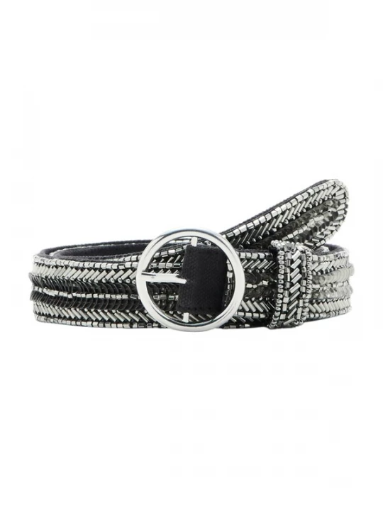 Foto van product MANGO KIDS Riem grijs / zilver