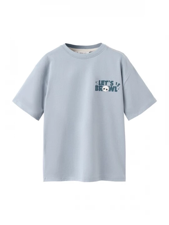 Foto van product MANGO KIDS Shirt 'BRAWLETS' smoky blue / donkerblauw